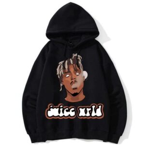 Jones Wears Juice Wurld Inspired Hoodie Black